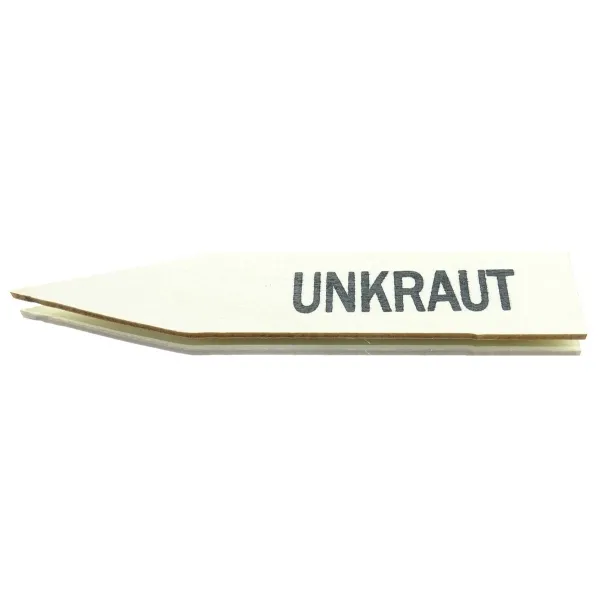 Riffelmacher 3 Pflanzenstecker Giessen! - Noch nicht tot - Unkraut 15 x 3 cm