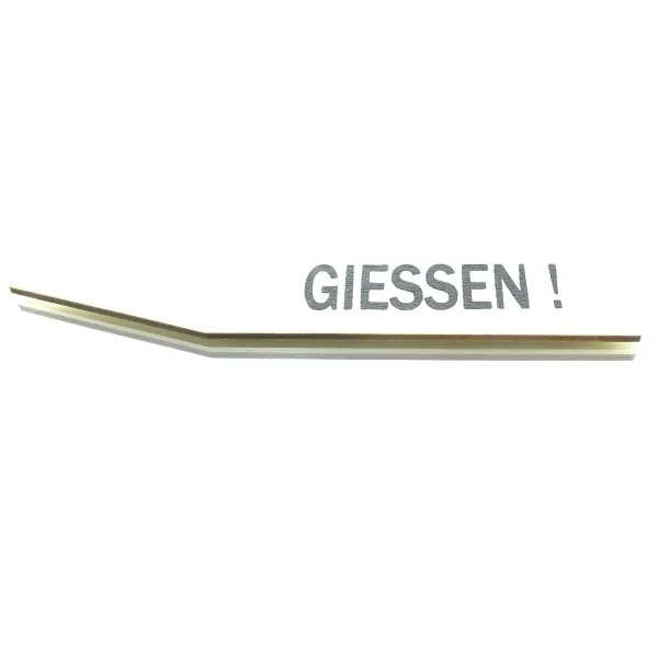 Riffelmacher 3 Pflanzenstecker Giessen! - Noch nicht tot - Unkraut 15 x 3 cm