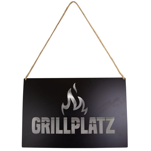 Riffelmacher BBQ Metallschild zum Hängen 
