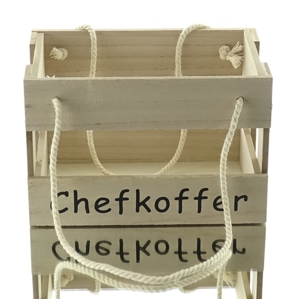 Riffelmacher Flaschenkasten mit Henkel 