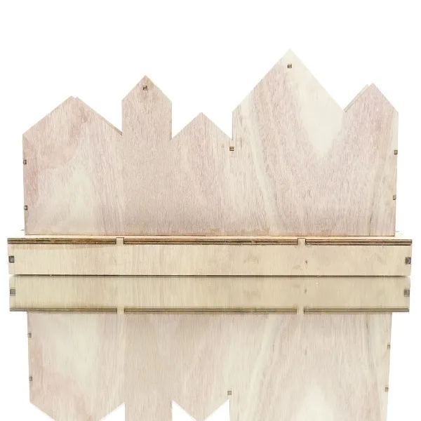 Riffelmacher LED Häuserszene Modern Natur groß 32 x 18 cm