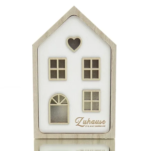 Riffelmacher LED Haus mit Giebelfenster in Herzform 10,5 x 17 cm Riffelmacher LED Haus mit Giebelfenster in Herzform 10,5 x 17 cm