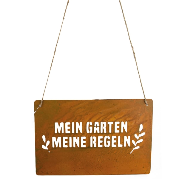 Riffelmacher Schild Metall zum Hängen 