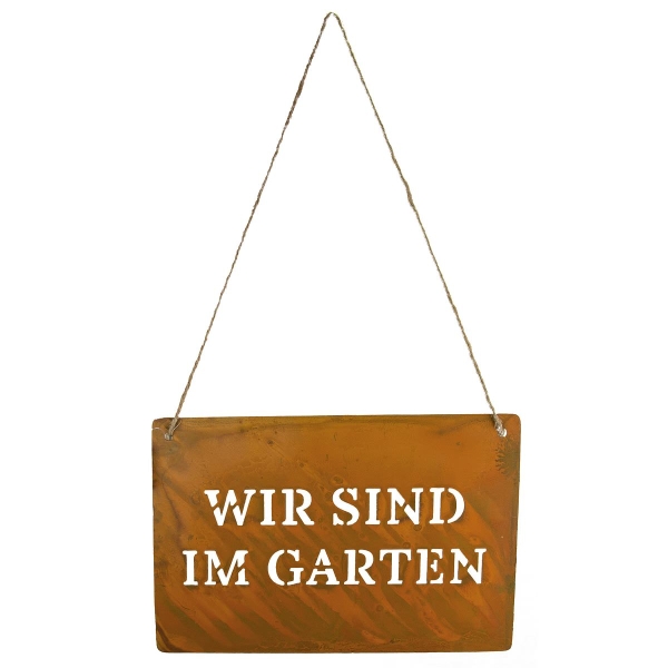 Riffelmacher Schild Metall zum Hängen 