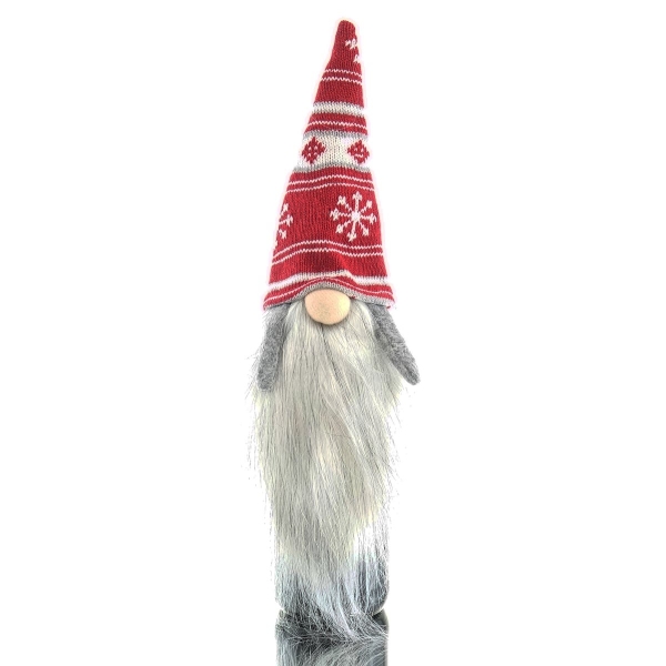 Riffelmacher Weihnachtlicher Flaschenwichtel mit rote Mütze für 0,75 - 1 Liter