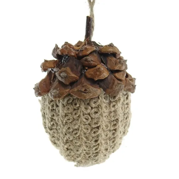 Riffelmacher Weihnachtsanhänger Eichel mit grobem Zapfenhut Ø ca. 6,5 cm Riffelmacher Weihnachtsanhänger Eichel mit grobem Zapfenhut Ø ca. 6,5 cm