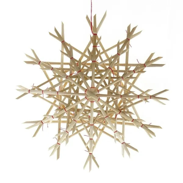 Riffelmacher Weihnachtsdeko Strohstern Natur Eiskristall Ø 22 cm Riffelmacher Weihnachtsdeko Strohstern Natur Eiskristall Ø 22 cm