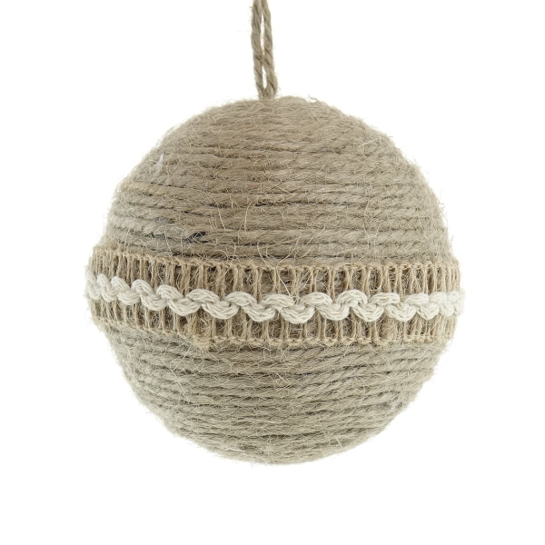 Riffelmacher Weihnachtskugel mit feinem Zierring Ø 8 cm