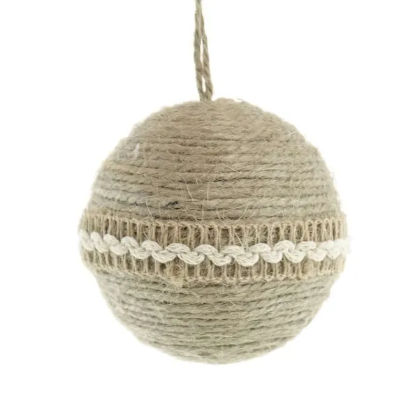 Riffelmacher Weihnachtskugel mit feinem Zierring Ø 8 cm