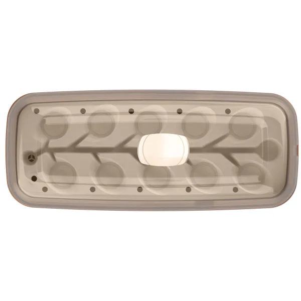 Romberg Bo Qube Gewächshaus & Pflanzkasten System 41x17x23 cm Creme-Kupfer