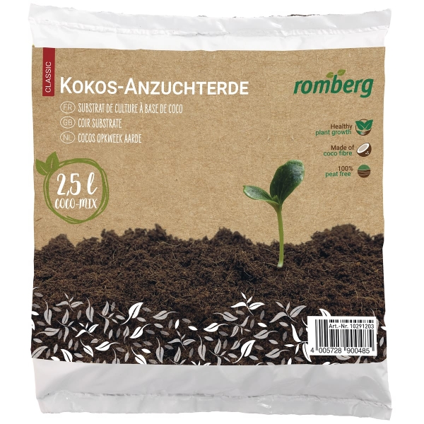 Romberg CLASSIC Kokos-Anzuchterde 2,5 Liter Beutel