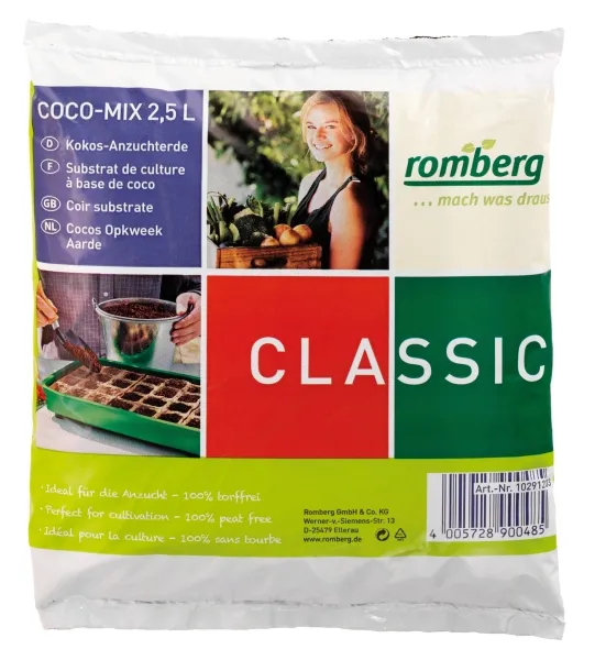 Romberg CLASSIC Kokos-Anzuchterde 2,5 Liter Beutel