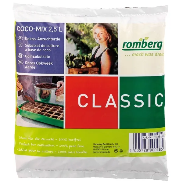 Romberg CLASSIC Kokos-Anzuchterde 2,5 Liter Beutel
