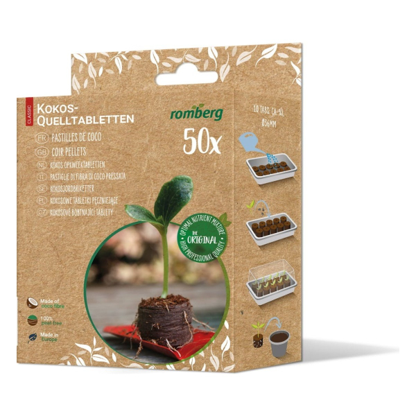 Romberg Kokos-Quelltabletten Ø 36 mm 50 Stück