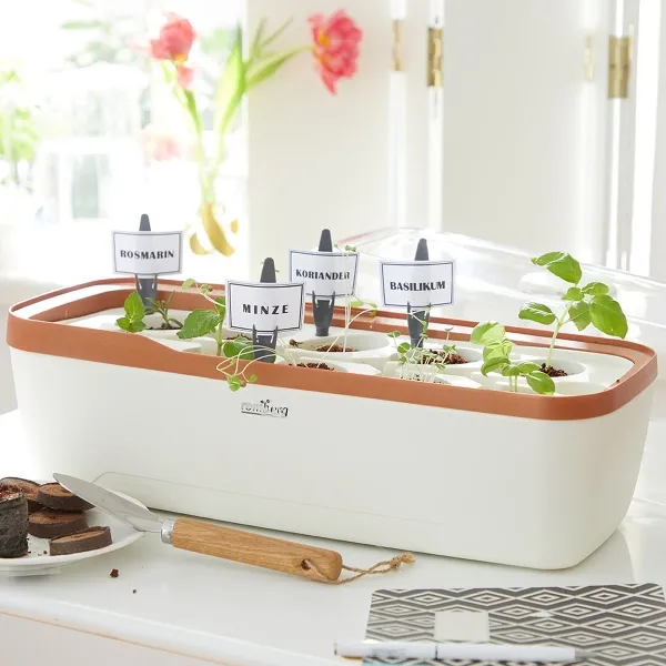 Romberg STYLE Piketten Anthrazit Ettikettenhalter & Pikierstab - 5er Pack