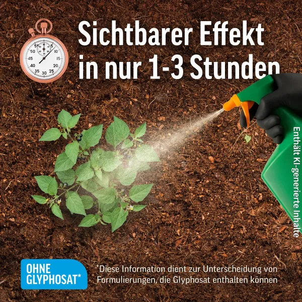 ROUNDUP® Express Konzentrat Unkrautfrei für bis zu je 500 m² - 400 ml x 2