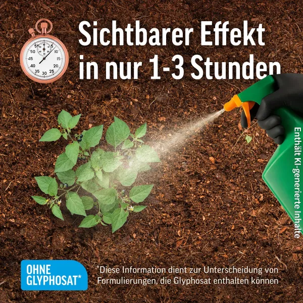 ROUNDUP® Express unkrautfrei Fertigmischung für bis zu 83 m² - 2,5 Liter