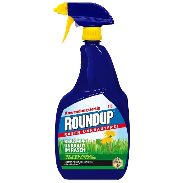 ROUNDUP® Rasen - Unkrautfrei 1 Liter für ca. 20 m² anwendungsfertig ROUNDUP® Rasen - Unkrautfrei 1 Liter für ca. 20 m² anwendungsfertig