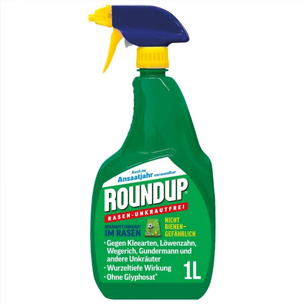ROUNDUP® Rasen-Unkrautfrei Spray AF anwendungsfertig für ca. 20 m² - 1 Liter ROUNDUP® Rasen-Unkrautfrei Spray AF anwendungsfertig für ca. 20 m² - 1 Liter