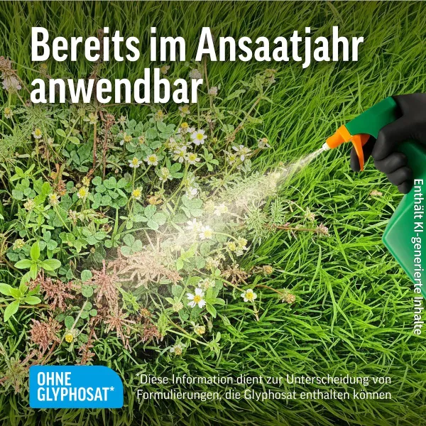 ROUNDUP® Rasen-Unkrautfrei Spray AF anwendungsfertig für ca. 20 m² - 1 Liter