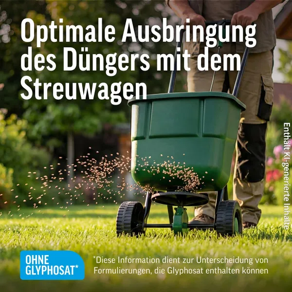 ROUNDUP® RASEN-UNKRAUTFREI Granulat mit Rasendünger für ca. 450 m² - 9 kg