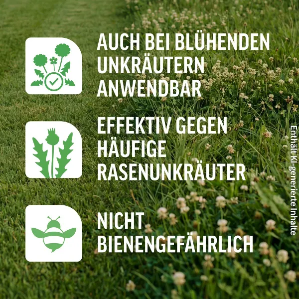 ROUNDUP® Rasen - Unkrautfrei Konzentrat 100 ml für ca. 66 m²