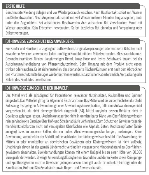 ROUNDUP® Unkrautfrei Express Sprühflasche AF für 33 m² - 1 Liter