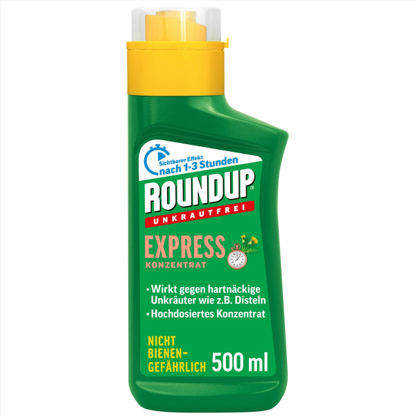 ROUNDUP® Unkrautfrei Express Konzentrat für ca. 216 m² - 500 ml