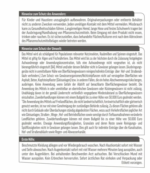 ROUNDUP® Unkrautfrei Total AF anwendungsfertig für bis zu 33 m² - 1 Liter