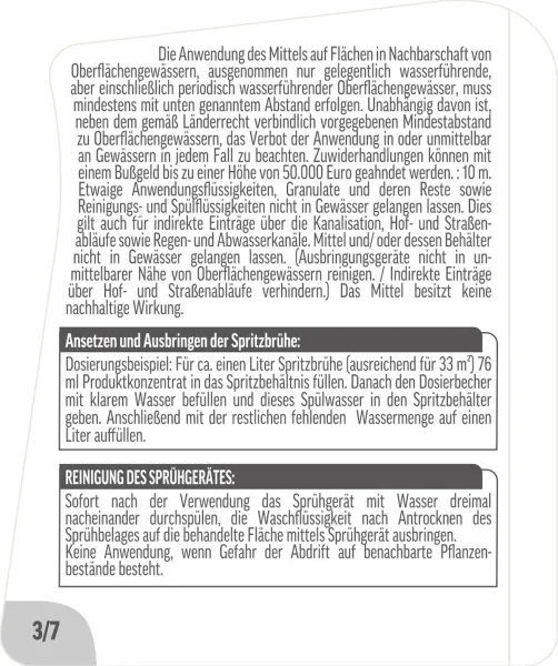ROUNDUP® Unkrautfrei Total Konzentrat für ca. 108 m² - 250 ml