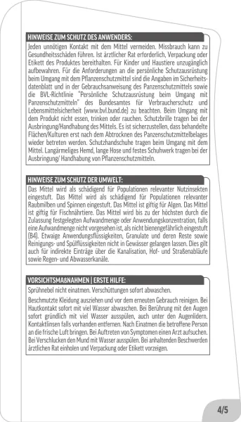 ROUNDUP® Unkrautfrei Total Konzentrat für ca. 216 m² - 500 ml