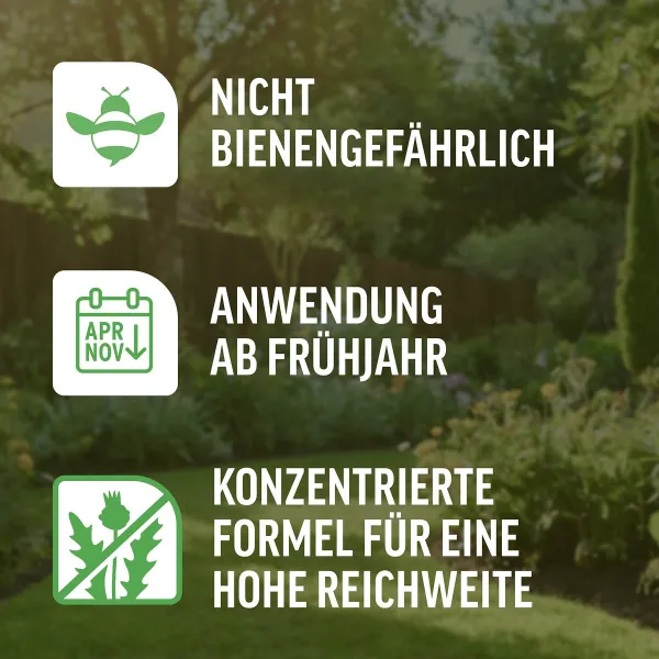 ROUNDUP® Unkrautfrei Total Konzentrat für bis zu 217 m² - 500 ml