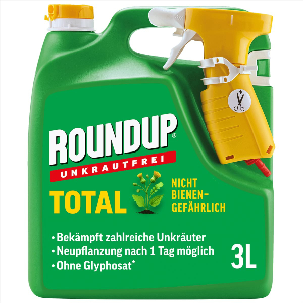 ROUNDUP® Unkrautfrei Total Sprühflasche AF für ca. 100 m² - 3 Liter