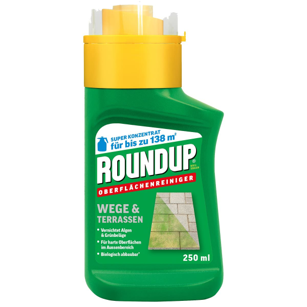 ROUNDUP®  Wege und Terrassen Konzentrat für bis zu 138 m² - 250 ml