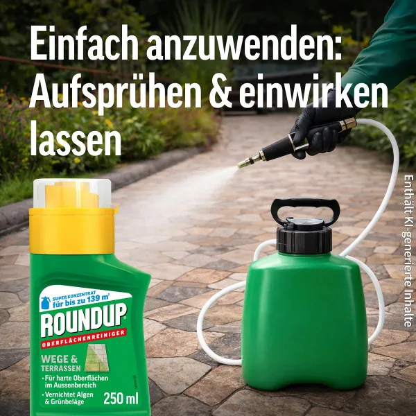 ROUNDUP® Wege und Terrassen Konzentrat für bis zu 138 m² - 250 ml