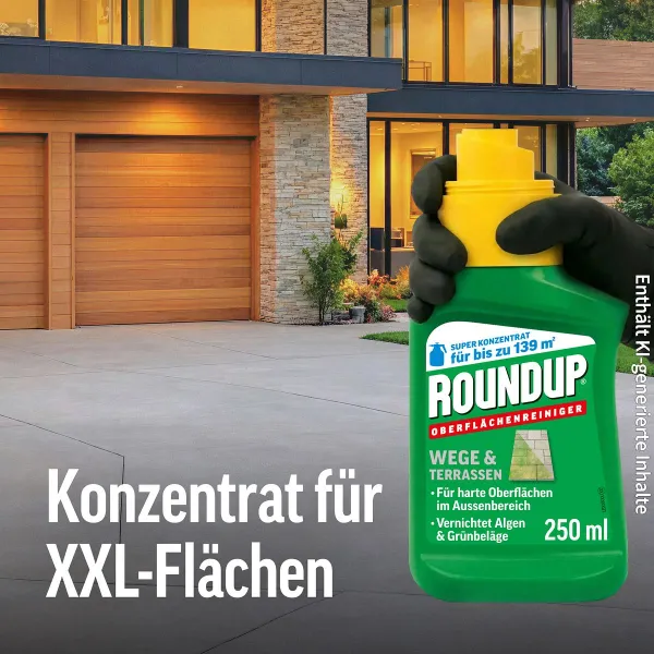 ROUNDUP® Wege und Terrassen Konzentrat für bis zu 138 m² - 250 ml