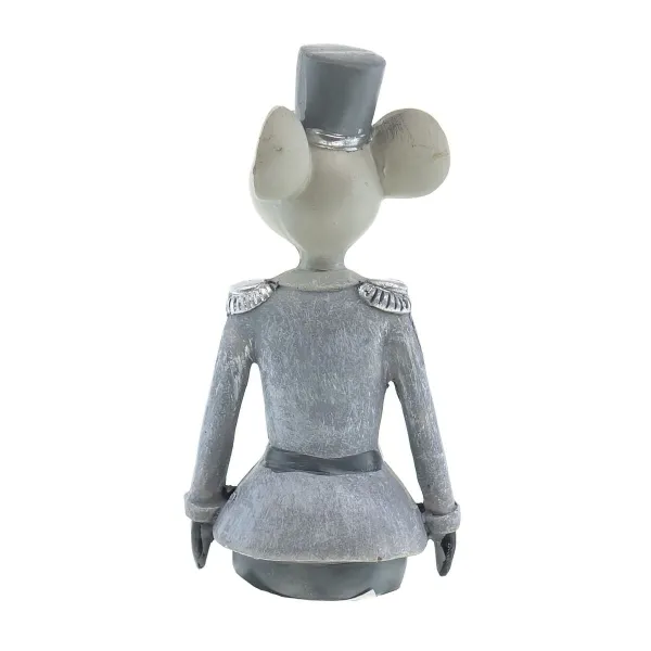 SCHEULEN Deko-Maus Kanten-Hocker Mr. Jingles grau-weiß,5x6xH16,5cm