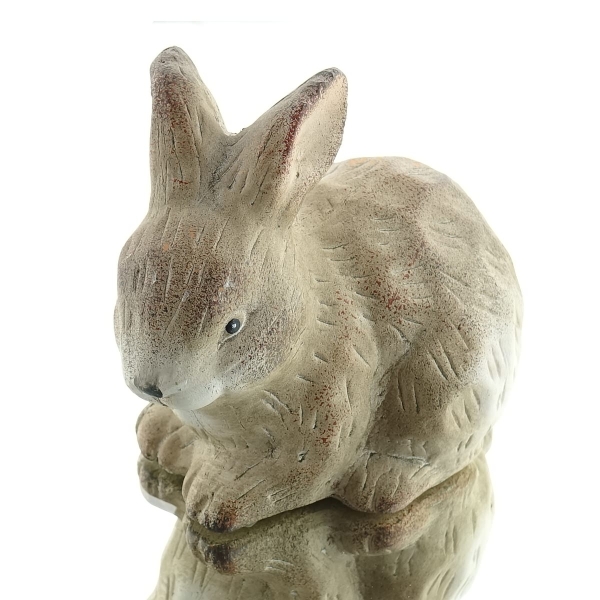 SCHEULEN Hase Sam Braun hockend 12 cm - Keramik