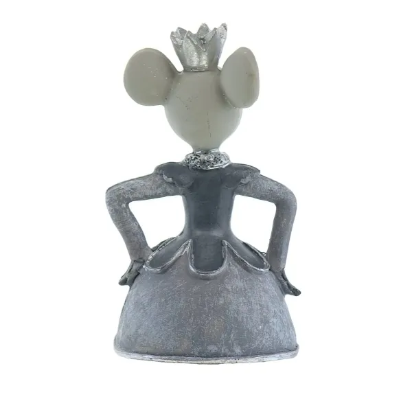 SCHEULEN Kanten-Hocker Mrs. Jingles grau-weiß ,5x6xH16,5cm