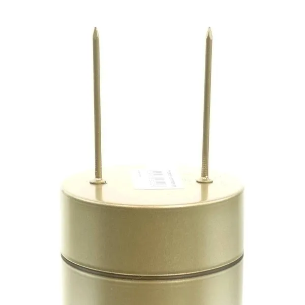 SCHEULEN Kranzstecker Kerzenhalter Meta Goldfarben mit hohem Rand Ø 8 cm - Metall