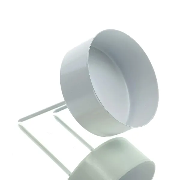 SCHEULEN Kranzstecker Kerzenhalter Meta Weiß mit hohem Rand Ø 7 cm - Metall SCHEULEN Kranzstecker Kerzenhalter Meta Weiß mit hohem Rand Ø 7 cm - Metall