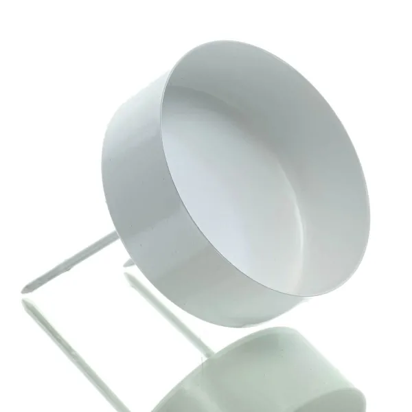 SCHEULEN Kranzstecker Kerzenhalter Meta Weiß mit hohem Rand Ø 8 cm - Metall SCHEULEN Kranzstecker Kerzenhalter Meta Weiß mit hohem Rand Ø 8 cm - Metall