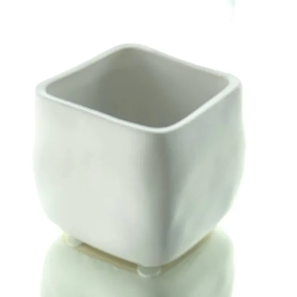 SCHEULEN Pflanztopf Knuddelwürfel Weiß matt quadratisch 11,5 cm - Keramik SCHEULEN Pflanztopf Knuddelwürfel Weiß matt quadratisch 11,5 cm - Keramik