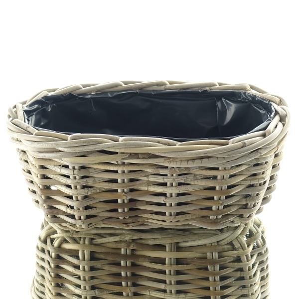 SCHEULEN Rattan-Pflanzkorb oval 35 x 18 cm