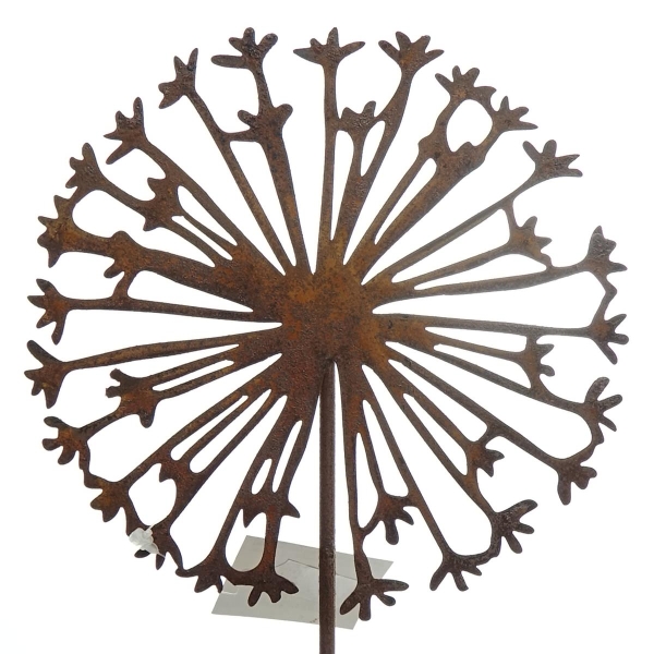 SCHEULEN Stecker Pusteblume L mit Rostfinish 59 cm - Metall