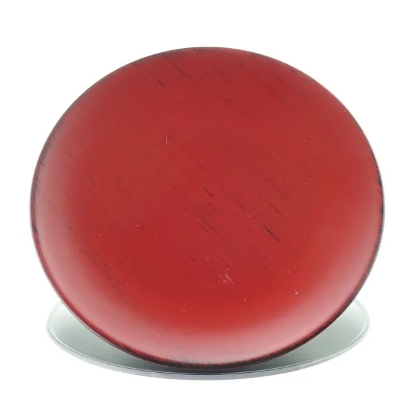 SCHEULEN Weihnachtlicher Deko-Teller Rot matt-antik Ø 18 cm - Kunststoff SCHEULEN Weihnachtlicher Deko-Teller Rot matt-antik Ø 18 cm - Kunststoff