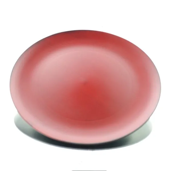 SCHEULEN Weihnachtlicher Deko-Teller Rot matt-antik Ø 18 cm - Kunststoff
