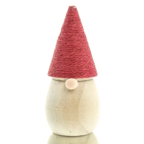 SCHEULEN Weihnachtsdeko Wichtel Natur & Rot mit Kordelmütze 16,5 cm - Holz SCHEULEN Weihnachtsdeko Wichtel Natur & Rot mit Kordelmütze 16,5 cm - Holz