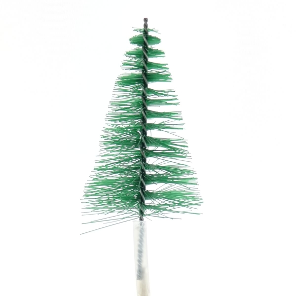 SCHEULEN Weihnachtspflanzenstecker Tannenbaum Grün 7 cm - Metall & Kunststoff