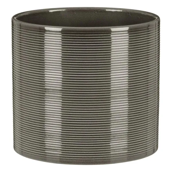 Scheurich Übertopf 828 Glass Grey - Ø 10 cm, Höhe 9,1 cm
